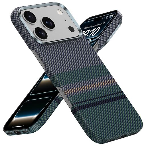 【極薄軽さ】BENKSiPhone17ProMaxケースデュポンケブラーアラミド衣料繊維製MagSafe相応う超薄型超軽さ裸機の手当たり写真機保護すること指紋押しとどめる高耐久炭素風放熱いphone17promaxケースミニマル