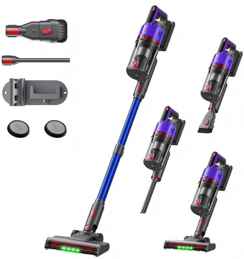 楽天市場】掃除機コードレス【2025爆進化!58kPa強力吸引・自立式・55分