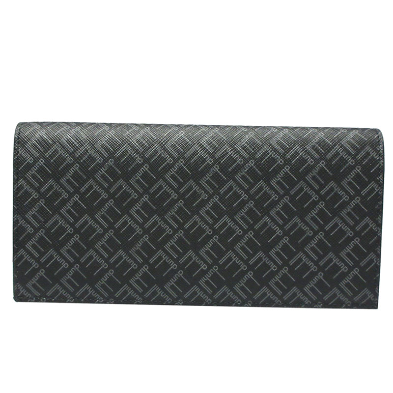 ダンヒル dunhill 長財布/ファスナー式小銭入れ シグネチャー 10CC コートウォレット ☆シグネチャーコレクション☆ DU21R2100LT001R ブラック 【送料無料】