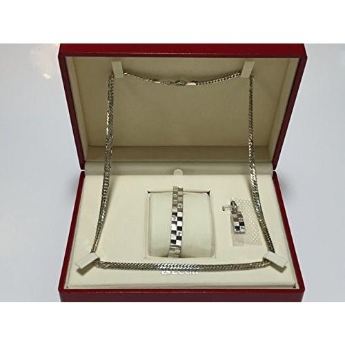 レダシルマ She ダミエ ダイヤモンドインゴットネックレス＆腕輪 書き割り   プチシルマの宝飾品寄せあわせ 男女兼用 貨物輸送無料!!