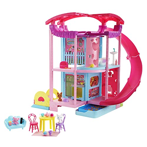 バービー バービーあやつり人形 日本未発売 プレイセット 付属物 Barbie Dollhouse, Chelsea Playhouse Set with Transforming Areas \u0026 20+ Pieces, Includes 2 Pets, Pool, Furniture \u0026 Accessoriesバービー バービーあやつり人形 日本未発売 プレイセット 付属物