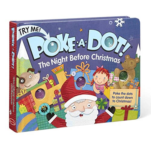 メリッサダグ おもちゃ 知育玩具 Melissa Doug Melissa Doug Children's Book - Poke-a-Dot:The Night Before Christmas (Board Book with Buttons to Pop)メリッサダグ おもちゃ 知育玩具 Melissa Doug