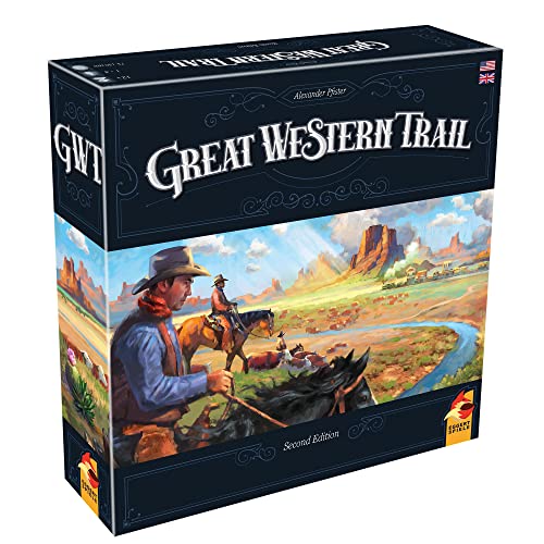 ボードゲーム 英語 アメリカ 海外ゲーム Asmodee Great Western Trail 2nd Edition Board Game - Epic Strategy Board Game for Ranchers and Adventurers, Family Game for Kids & Adults, Ages 12+, 1-4 Players, 75-150 Min Pボードゲーム 英語 アメリカ 海外ゲーム｜angelica