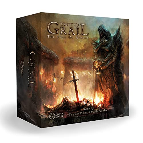 ゲーム盤力くらべ 英語 亜米利加 外国で力くらべ Tainted Grail The Fall of Avalon Board Game CORE BOX - Epic Story-Rich Survival \u0026 Exploration, Arthurian \u0026 Celtic Mythology, Ages 14+, 1-4 Players, 2-3 Hour Playtime, Made byゲーム盤力くらべ 英語 亜米利加 外国で力くらべ