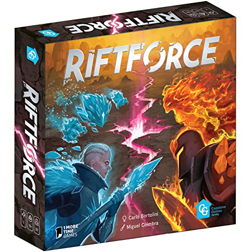 ゲーム盤力くらべ 英語 亜米利加 外国で力くらべ Capstone Games Riftforce Strategy Board Game for 2 Players | Competitive Elemental Duels with Asymmetric Factions, Tactical Depth \u0026 Replay Value, Fantasy Tabletop Game | Agesゲーム盤力くらべ 英語 亜米利加 外国で力くらべ