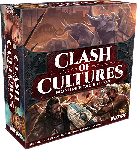 ゲーム盤力くらべ 英語 亜米利加 外国で力くらべ Clash of Cultures: Monumental Edition | Board Game WizKids - New Editionゲーム盤力くらべ 英語 亜米利加 外国で力くらべ