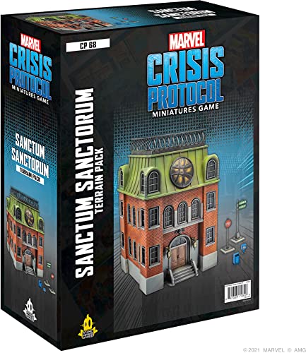ゲーム盤力くらべ 英語 亜米利加 外国で力くらべ Marvel: Crisis Protocol Sanctum Sanctorum TERRAIN EXPANSION - Mystical Sanctuary for Epic Battles! Tabletop Superhero Game, Ages 14+, 2 Players, 90 Minute Playtime, Made by Aゲーム盤力くらべ 英語 亜米利加 外国で力くらべ