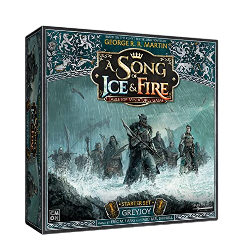 ボードゲーム 英語 アメリカ 海外ゲーム CMON A Song of Ice and Fire Tabletop Miniatures Game House Greyjoy Starter Set - Rulers of The Iron Islands! Strategy Game for Adults, Ages 14+, 2+ Players, 45-60 Minute Playボードゲーム 英語 アメリカ 海外ゲーム|angelica