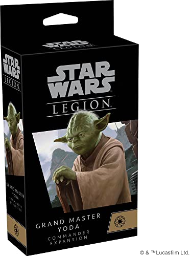ゲーム盤力くらべ 英語 亜米利加 外国で力くらべ Star Wars: Legion Grand Master Yoda COMMANDER EXPANSION - The Iconic Jedi Master! Tabletop Miniatures Strategy Game for Kids and Adults, Ages 14+, 2 Players, 3 Hour Playtime,ゲーム盤力くらべ 英語 亜米利加 外国で力くらべ