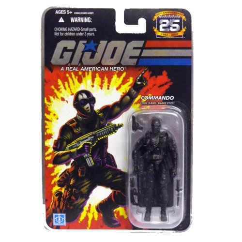 G.I.ジョー おもちゃ フィギュア アメリカ直輸入 映画 25th Anniversary GI Joe - Snake Eyes Wave 4G.I.ジョー おもちゃ フィギュア アメリカ直輸入 映画｜angelica