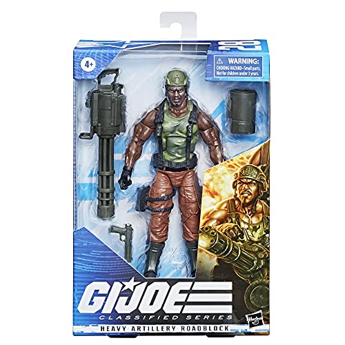 G.I.ジョー おもちゃ フィギュア アメリカ直輸入 映画 G.I. Joe Classified Series Heavy Artilery Roadblock Action Figure 28 Collectible Premium Toy 6-Inch-Scale with Custom Package Art (Amazon Exclusive)G.I.ジョー おもちゃ フィギュア アメリカ直輸入 映画画像