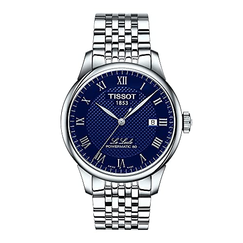 腕時計 ティソ メンズ Tissot Mens Tissot Le Locle Powermatic 80 316L Stainless Steel case Swiss Automatic Watch, Grey, Stainless Steel, 19 (T0064071104300)腕時計 ティソ メンズ|angelica