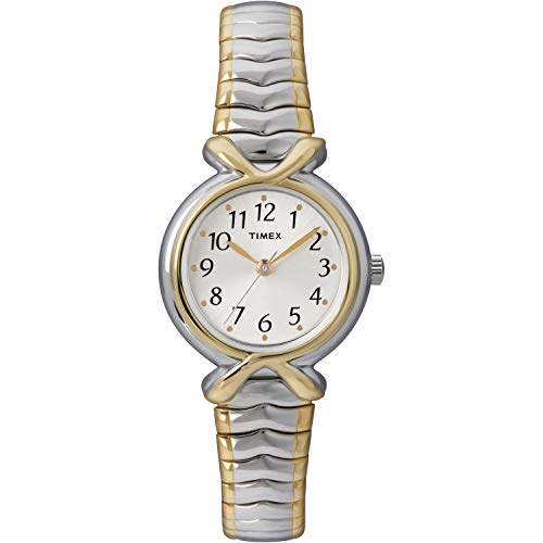 腕時計 タイメックス レディース T21854 Timex Women T21854 Pleasant Street Two-Tone Stainless Steel Expansion Band Watch腕時計 タイメックス レディース T21854