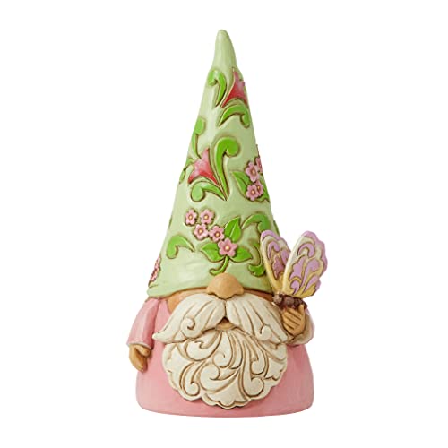 エネスコ Enesco 飾りつけ 室内装飾 外国でひな形 亜米利加 Enesco Jim Shore Heartwood Creek Gnome Holding a Butterfly Figurine, 5.25 Inch, Multicolorエネスコ Enesco 飾りつけ 室内装飾 外国でひな形 亜米利加