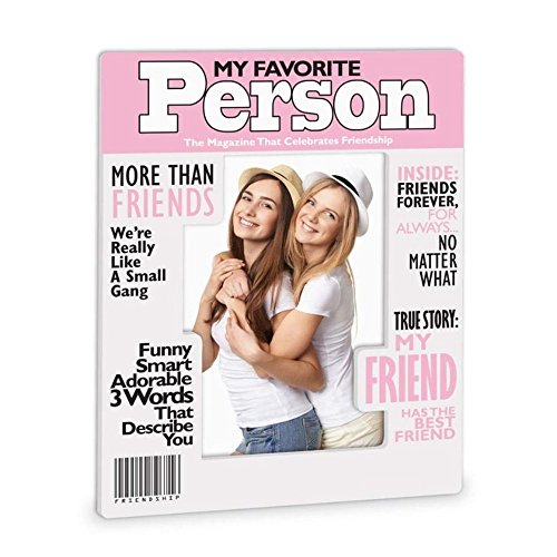 エネスコ Enesco 飾りつけ 室内装飾 外国で模範例 亜米利加 Enesco 4051280 BFF Magazine Frame, Multicolorエネスコ Enesco 飾りつけ 室内装飾 外国で模範例 亜米利加