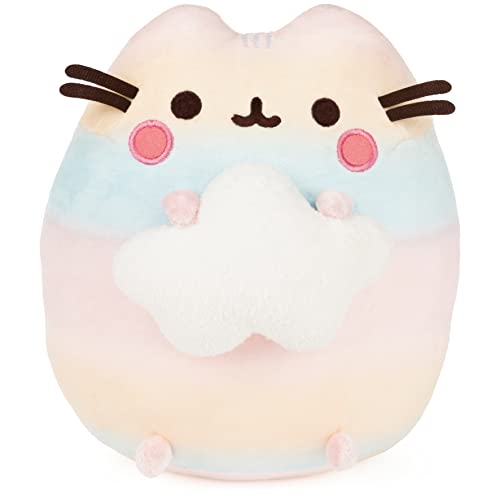 ガンド GUND ぬいぐるみ リアル お世話 GUND Pusheen Rainbow Ombre Plush, Stuffed Animal for Ages 8 and Up, Rainbow, 9.5&rdquo;ガンド GUND ぬいぐるみ リアル お世話｜angelica