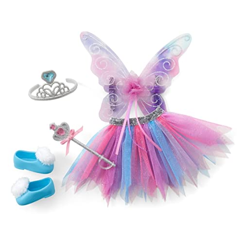 アメリカンガールドール 赤ちゃん おままごと ベビー人形 American Girl WellieWishers 14.5-inch Doll Accessories Butterfly Skirt & Wings with Tutu, Crown, Scepter, For Ages 4+アメリカンガールドール 赤ちゃん おままごと ベビー人形｜angelica