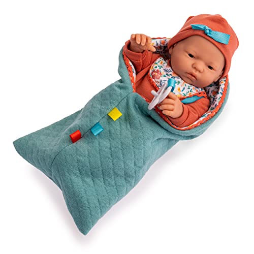 ジェーシートイズ 赤ちゃん おままごと ベビー人形 JC Toys - Nature Collection | Original Mini Newborn | Anatomically Correct Real Girl Baby Doll Gift Set | 9.5" All-Vinyl | Designed by Berenguer | Ages 2+ジェーシートイズ 赤ちゃん おままごと ベビー人形｜angelica