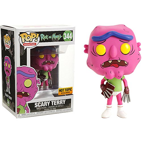 ファンコ FUNKO フィギュア 人形 アメリカ直輸入 Funko Scary Terry (Hot Topic Exclusive) POP! Animation x Rick & Morty Vinyl Figure + 1 American Cartoon Themed Trading Card Bundle [#344]ファンコ FUNKO フィギュア 人形 アメリカ直輸入｜angelica