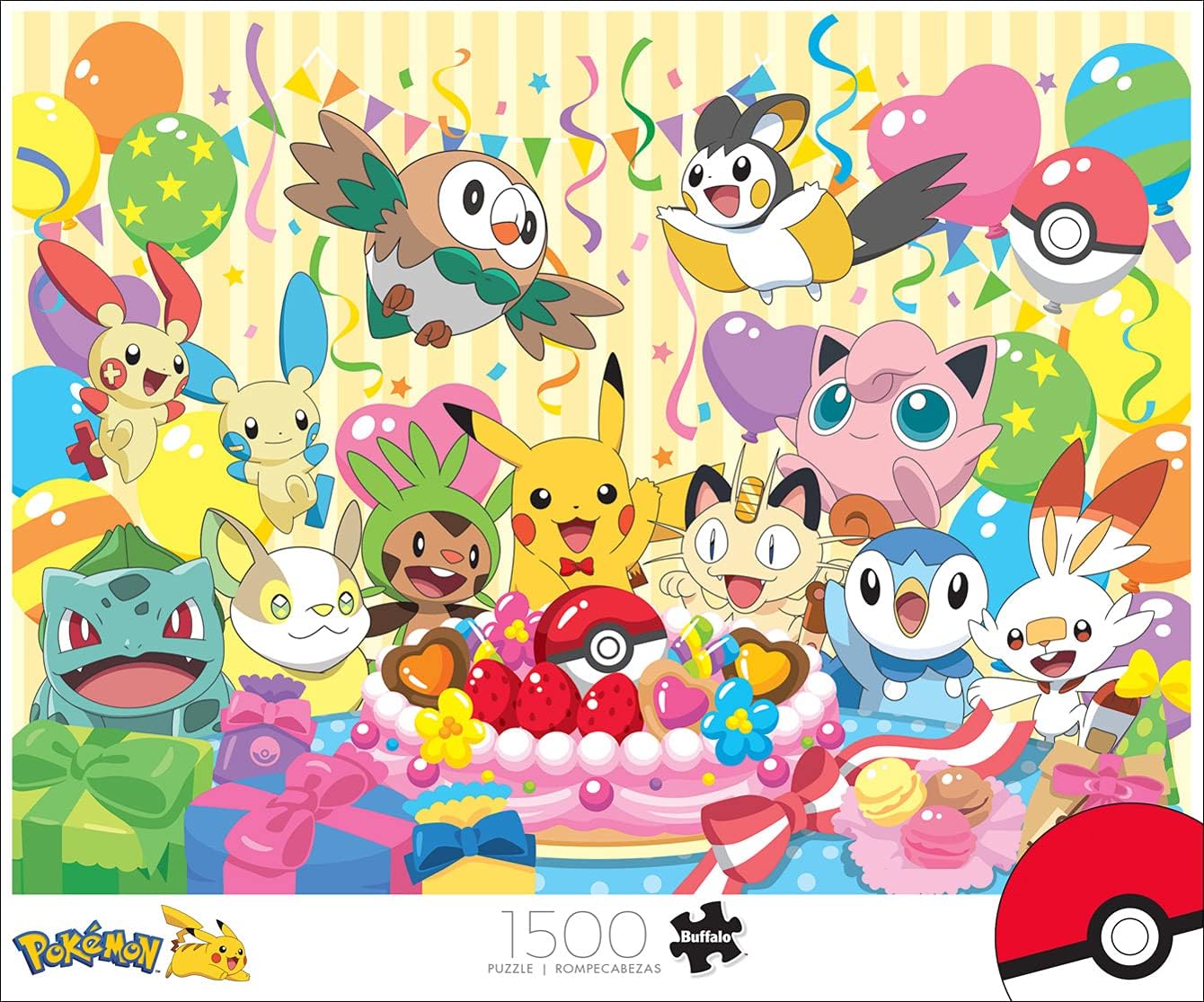 素敵な ジグソーパズル 海外製 アメリカ Buffalo Games Pokemon Birthday Party 1500 Piece Jigsaw Puzzleジグソーパズル Www Red Development Pl