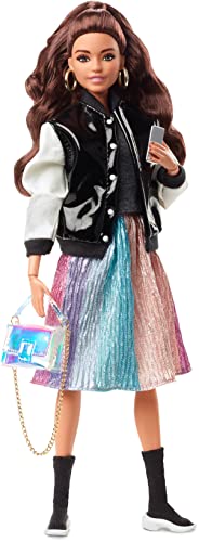 バービー バービー人形 Barbie Signature @BarbieStyle Fashion Doll & Clothing Set, Brunette with 2 Tops, Skirt, Jeans, Jacket, 2 Pairs of Shoes & Accessoriesバービー バービー人形|angelica
