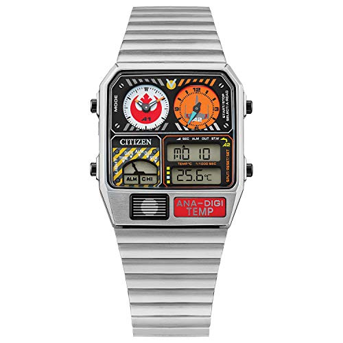 シチズンレコードレーベル　アナデジ　JG2120−65W TICTAC限定モデル RECORD LABEL】サーモセンサー JG2120-65W TiCTAC限定 クオーツ