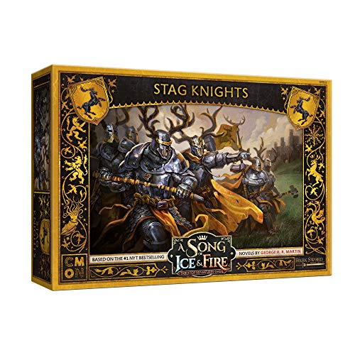 ボードゲーム 英語 アメリカ 海外ゲーム CMON A Song of Ice and Fire Tabletop Miniatures Baratheon Stag Knights Unit Box - Noble Cavalry of The Stormlands, Strategy Game for Adults, Ages 14+, 2+ Players, 45-60 Minutボードゲーム 英語 アメリカ 海外ゲーム｜angelica