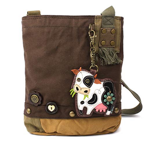 chala バッグ パッチ カバン かわいい Chala Patch Crossbody - Cow- DarkBrownchala バッグ パッチ カバン かわいい|angelica