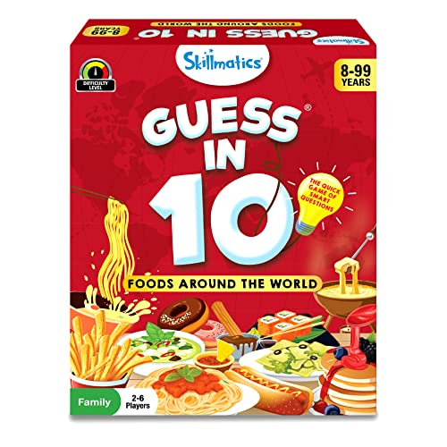 Skillmatics スキルマティクス アメリカ 海外輸入 知育玩具 Skillmatics Card Game : Guess in 10 Foods Around The World | Gifts for 8 Year Olds and Up | Quick Game of Smart QuestionSkillmatics スキルマティクス アメリカ 海外輸入 知育玩具