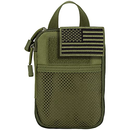 タクティカルポーチ ミリタリーポーチ サバイバルゲーム サバゲー アメリカ IronSeals Tactical Molle EDC Utility Tool Pouch Compact Pocket Organizer Pouch with US Flaタクティカルポーチ ミリタリーポーチ サバイバルゲーム サバゲー アメリカ