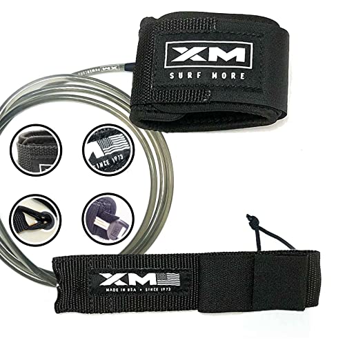【楽天市場】サーフィン リーシュコード マリンスポーツ XM SURF MORE Premium Surfboard Leash, 12ft, Made in USA, Regular