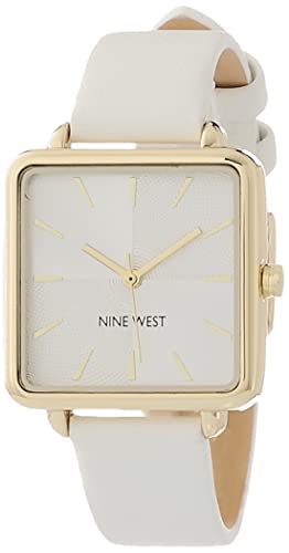 腕時計 ナインウェスト レディース Nine West Women's Strap Watch, White/Gold, (N 2670GPWT)腕時計 ナインウェスト レディース|angelica