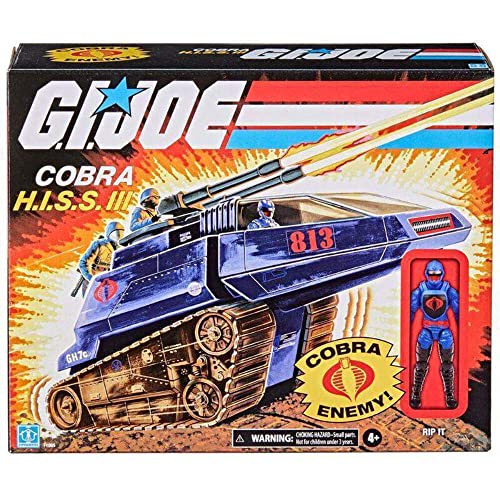 G.I.ジョー おもちゃ フィギュア アメリカ直輸入 映画 G.I. Joe Retro Collection Cobra H.I.S.S. III Toy Vehicle 3.75-Inch Rip It Action FigureG.I.ジョー おもちゃ フィギュア アメリカ直輸入 映画画像
