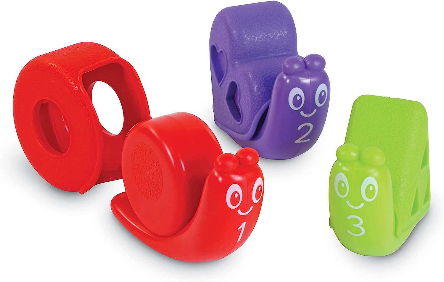 知育玩具 パズル ブロック ラーニングリソース 【送料無料】Learning Resources Snap-n-Learn Shape Snails, Toddler Activities, Educational Toys, Set Color, Teaching Toys, 20 Pieces, Age 18 Months+知育玩具 パズル ブロック ラーニングリソース