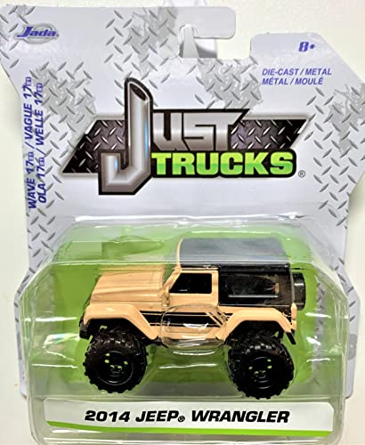 最適な材料 ジャダトイズ ミニカー ダイキャスト アメリカ Jada Just Trucks 14 Jeeps Wrangler Wave 17 Tan 1 64 Scale Die Castジャダトイズ Qdtek Vn