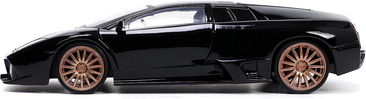 ジャダトイズ ミニカー 1 24 ジャダトイズ Black Car Copper Diecast Hyper Spec Jada Lp640 Lambo Model Murcielago Series Wheels By With アメリカ ダイキャスト 最上の品質な ダイキャスト
