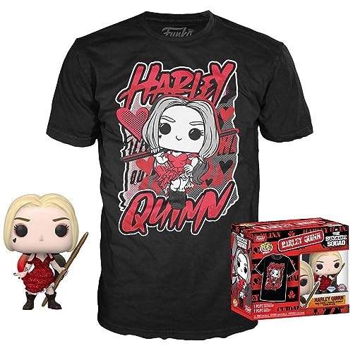 ファンコ FUNKO フィギュア 人形 アメリカ直輸入 Funko POP! Collector's Box: DC The Suicide Squad: Harley Quinn Diamond Exclusive Pop & Tee Mファンコ FUNKO フィギュア 人形 アメリカ直輸入｜angelica