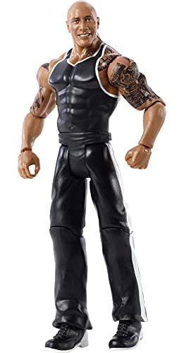 WWE フィギュア アメリカ直輸入 人形 プロレス WWE MATTEL Top Picks The Rock Action Figure, 6-in Posable Collectible & Gift for Ages 6 Years Old & UpWWE フィギュア アメリカ直輸入 人形 プロレス｜angelica