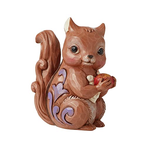 エネスコ Enesco 飾りつけ 室内装飾 外国で模範例 亜米利加 Enesco Jim Shore Heartwood Creek Chipmunk Holding a Nut Miniature Figurine, 3.75 Inch, Multicolorエネスコ Enesco 飾りつけ 室内装飾 外国で模範例 亜米利加