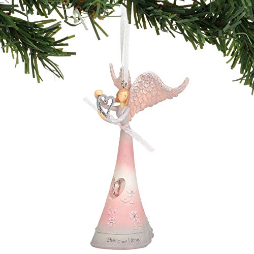 エネスコ Enesco 飾りつけ 室内装飾 外国で模範例 亜米利加 Enesco Peace by Piece Hope Angel Hanging Ornament, 4.53\", Multicolorエネスコ Enesco 飾りつけ 室内装飾 外国で模範例 亜米利加"