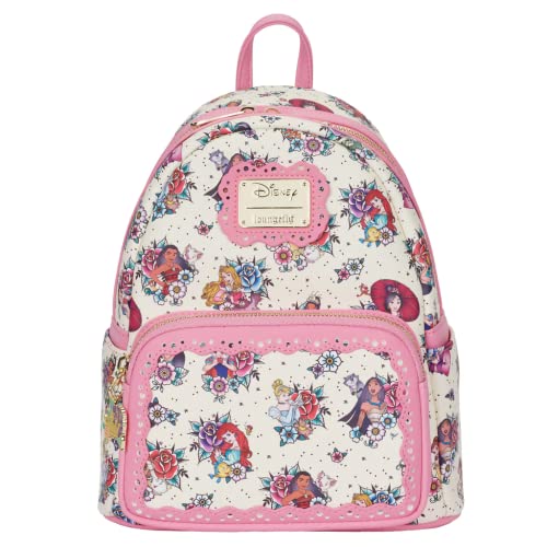 ラウンジフライ アメリカ 日本未発売 バッグ コラボ Loungefly Disney Princess Tattoo All Over Print Womens Double Strap Shoulder Bag Purseラウンジフライ アメリカ 日本未発売 バッグ コラボ｜angelica 27,632円