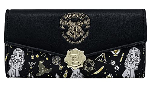 待ち合い室飛球 亜米利加 日本未発売 紙入れ ウォレット Loungefly Harry Potter Magical Elements All Over Print Faux Leather Wallet待ち合い室飛球 亜米利加 日本未発売 紙入れ ウォレット