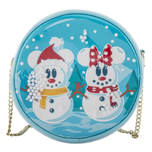 ラウンジフライ アメリカ 日本未発売 バッグ コラボ Loungefly X Disney Mickey & Minnie Snow Globe Crossbody Bag - Fashion Cute Crossbody Bagsラウンジフライ アメリカ 日本未発売 バッグ コラボ|angelica
