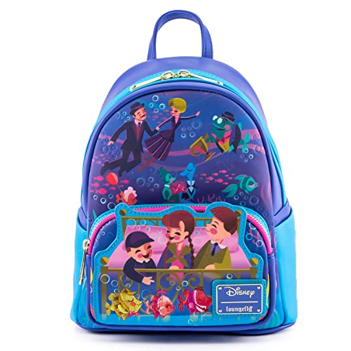 ラウンジフライ アメリカ 日本未発売 バッグ コラボ Loungefly Disney Bedknobs and Broomsticks Beautiful Briny Ballroom Mini Backpackラウンジフライ アメリカ 日本未発売 バッグ コラボ|angelica