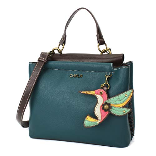chala 御徒面子 継ぎ切れ 袋 愛くるしい CHALA Charming Satchel with Adjustable Strap - Hummingbird - Turquoisechala 御徒面子 継ぎ切れ 袋 愛くるしい