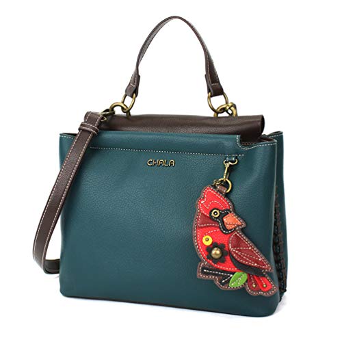 chala 御徒面子 継ぎ切れ 袋 愛くるしい CHALA Charming Satchel with Adjustable Strap - Cardinal - Turquoisechala 御徒面子 継ぎ切れ 袋 愛くるしい