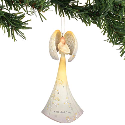 エネスコ Enesco 飾りつけ 室内装飾 外国で模範例 亜米利加 Enesco Peace by Piece Love Angel Hanging Ornament, 4.53\", Multicolorエネスコ Enesco 飾りつけ 室内装飾 外国で模範例 亜米利加"