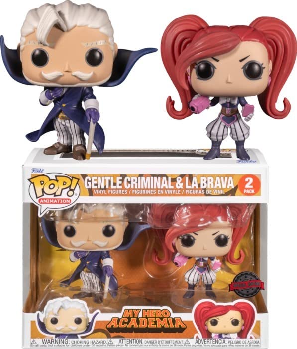 ファンコ FUNKO フィギュア 人形 アメリカ直輸入 Funko Pop! Animation My Hero Academia Gentle Criminal & La Brava Vinyl Figure Set 2022 Anime Expo Exclusiveファンコ FUNKO フィギュア 人形 アメリカ直輸入｜angelica