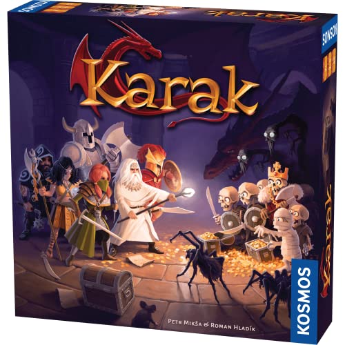 ゲーム盤取り組み 英語 亜米利加 外国で取り組み Karak | A Dungeon Crawler Game for Kids from Kosmos Games | Competitive Role-Playing Fantasy Game for 2 to 5 Players Ages 7+ | Dice-Rolling Mechanism | Ideal for Families | 2ゲーム盤取り組み 英語 亜米利加 外国で取り組み