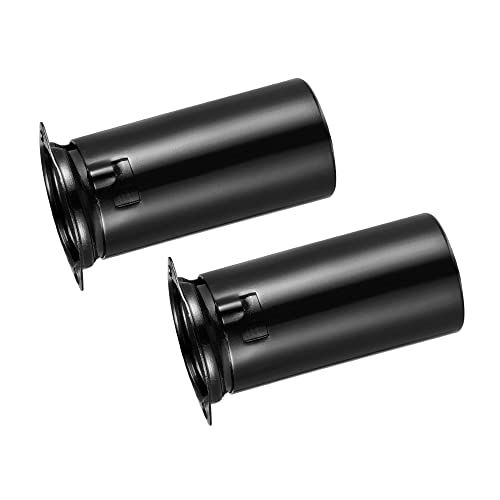無意味さ管 ギター・軍事基地 アンプリファイアー 外国で インポート MECCANIXITY 9pin Ceramic Vacuum Tube Socket Valve 53粍 Aluminum Shield for 12AX7 12金7 ECC83 ECC82 Tube,Black Pack of 2無意味さ管 ギター・軍事基地 アンプリファイアー 外国で インポート